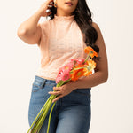 LACE CUTLON TOP