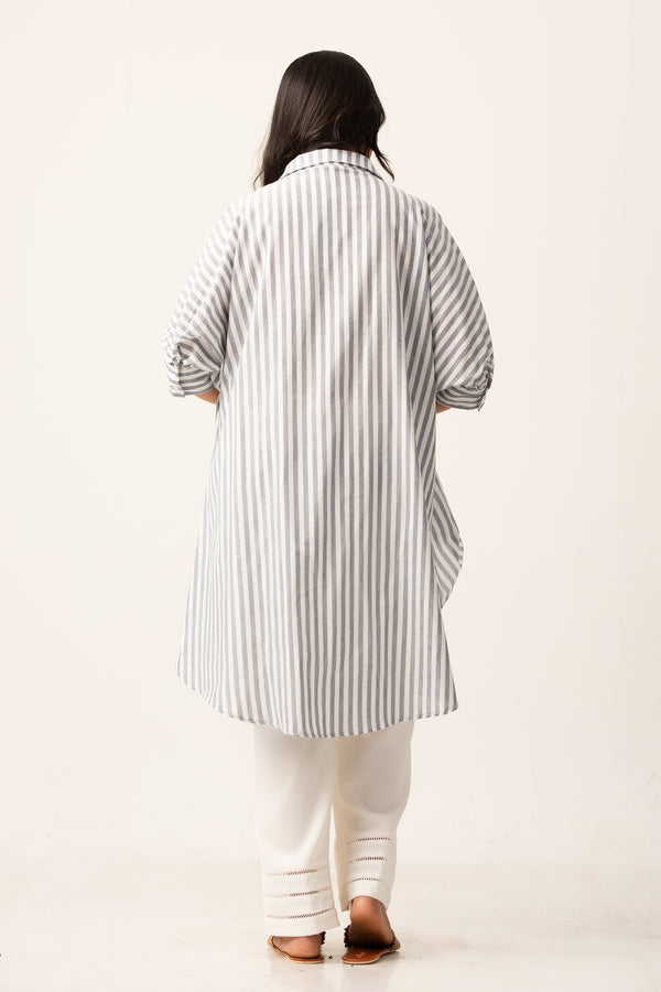 OVERSIZED STRIPE SHIRT