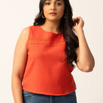 LINEN LACE TOP