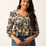 LONG PUFF SLEEVE TOP