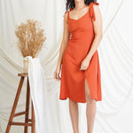 FRONT GATHERED DRESS