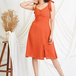 FRONT GATHERED DRESS