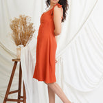 FRONT GATHERED DRESS