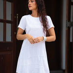 PINTUCK DETAILED DRESS