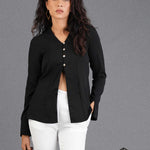 BLAZER TOP BLACK