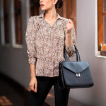 ANIMAL PRINTED BLOUSE