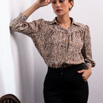 ANIMAL PRINTED BLOUSE