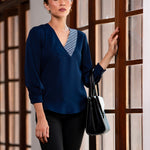 FRONT CONTRAST DETAILED TOP