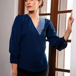 FRONT CONTRAST DETAILED TOP