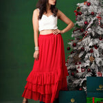 TRIPPLE RUFFLE SKIRT