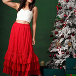 TRIPPLE RUFFLE SKIRT