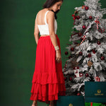 TRIPPLE RUFFLE SKIRT
