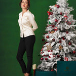 SHOULDER PLEAT TOP