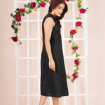 COLLAR HALTER NECK DRESS