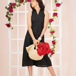 COLLAR HALTER NECK DRESS