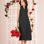 COLLAR HALTER NECK DRESS