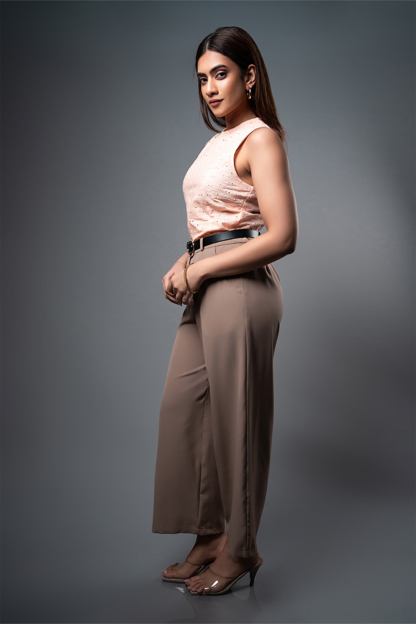 P008 l Tone Pleat Pant