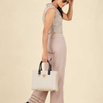 BOTTOM LACE DETAILED PANT SAND