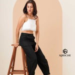 BOTTOM PLEATED LINEN PANT