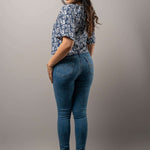 T183 l Clodia V Neck Top - Image 2