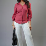 Front EMB Linen Shirt - Image 4