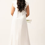 D088 l Frill Cap Sleeve Detailed Maxi - Image 8