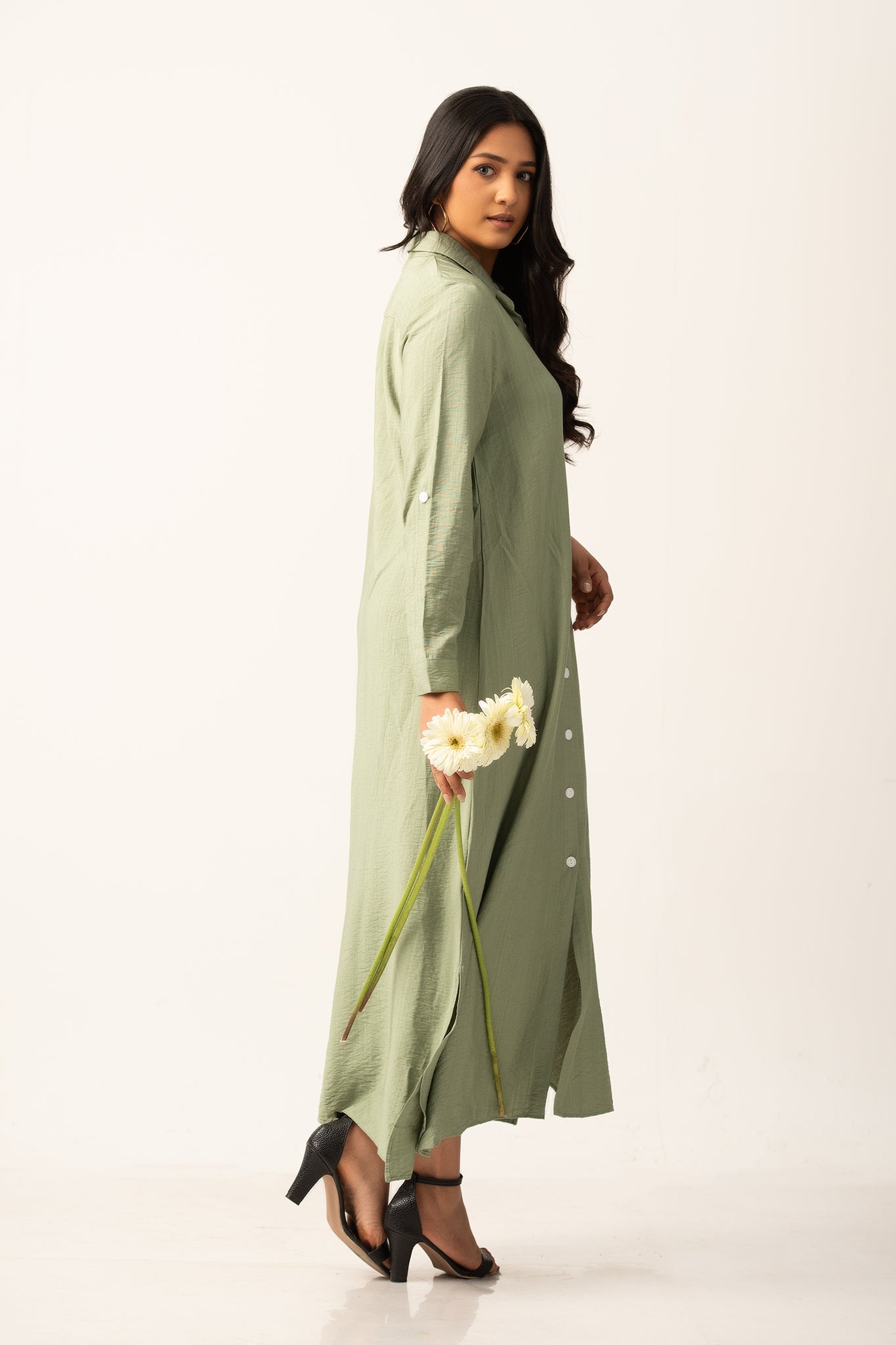 D133 | Shirt Maxi Dress