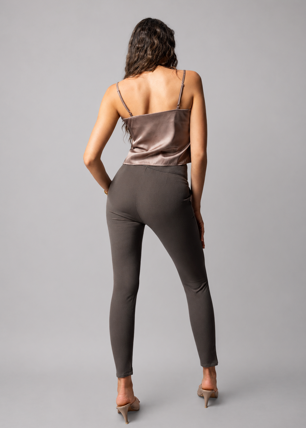 T264 | Strap Cowl Top