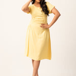 Baloon Sleeve Midi Dress - Image 8