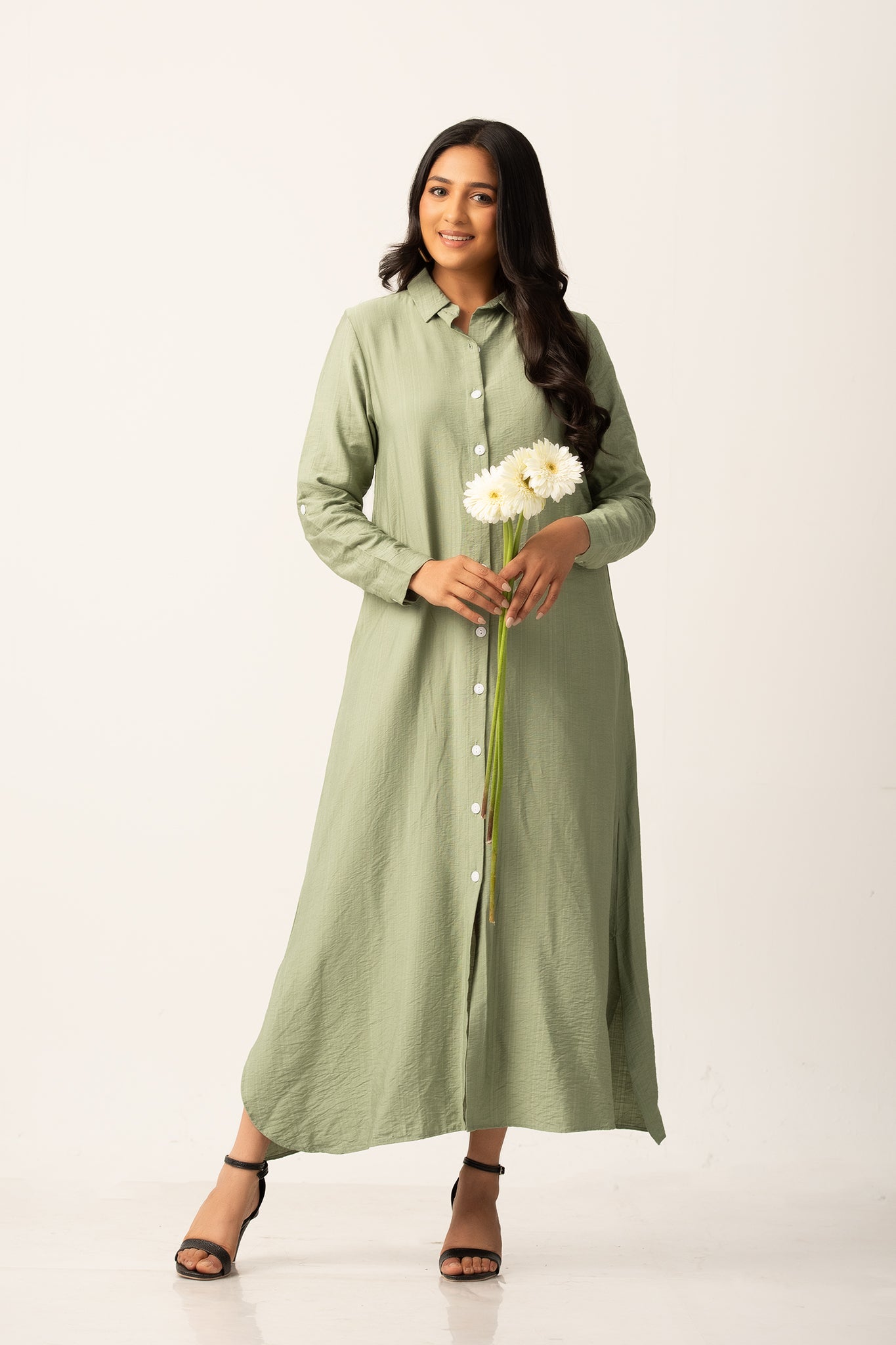 D133 | Shirt Maxi Dress