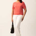 Gather Detail Short Sleeve Top - Image 7