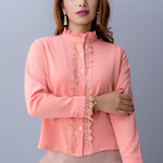 S132 | Lila Lace Detailed Shirt - Image 5