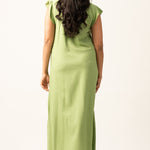 D088 l Frill Cap Sleeve Detailed Maxi - Image 5