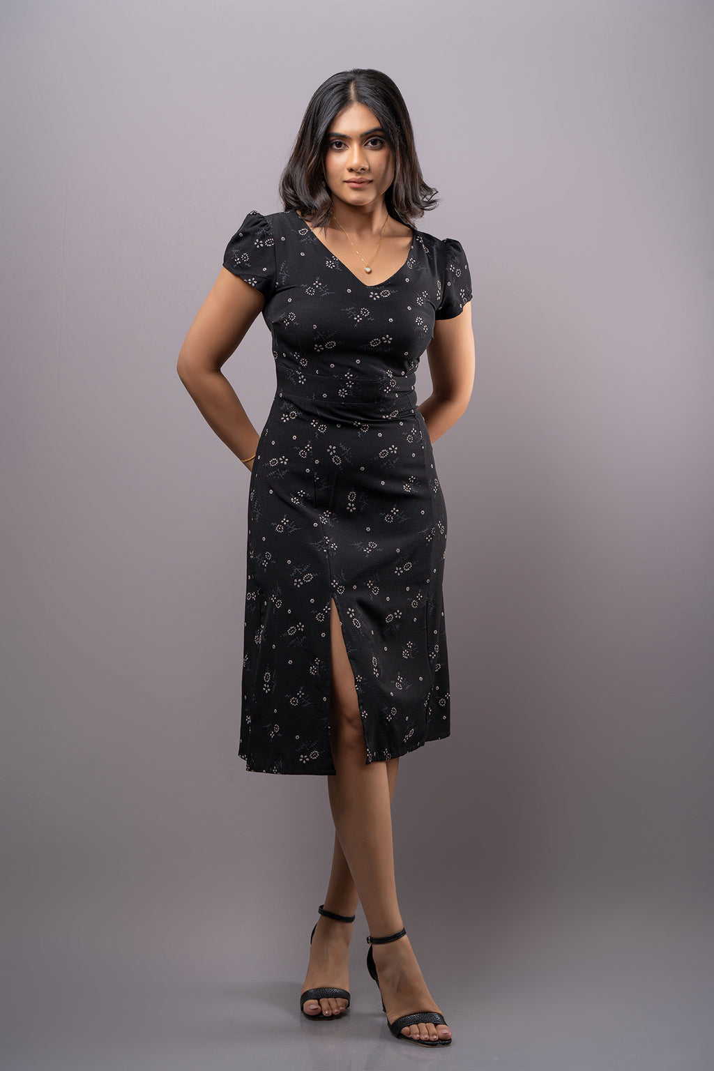 D193 | Kimona Midi Dress