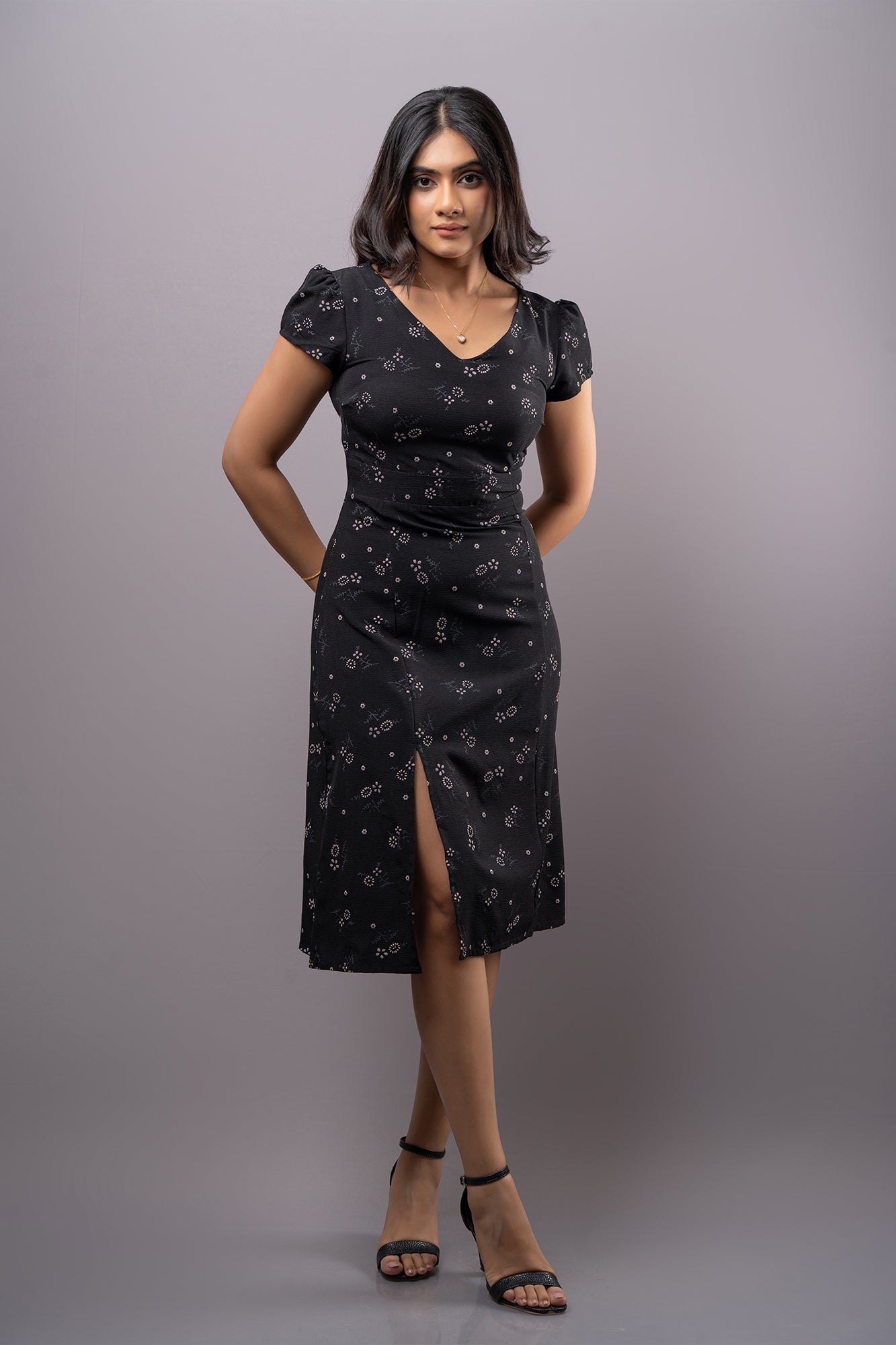 D193 l Kimona Midi Dress