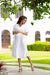 Fluted Midi Dress