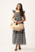 FRILL DETAILED BUSTIER MAXI DRESS