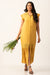 FRILL CAP SLEEVE DETAILED MAXI DRESS