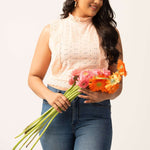 T134 l Lace Cutlon Top - Image 2