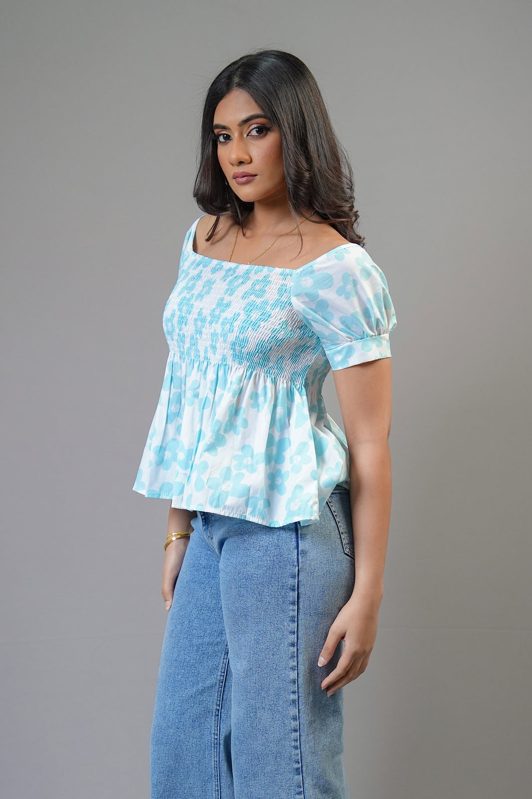 Selena Smock Top