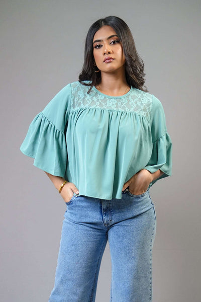 T135 l Flora Lace Top