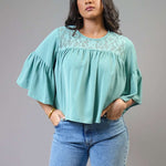T135 l Flora Lace Top - Image 1
