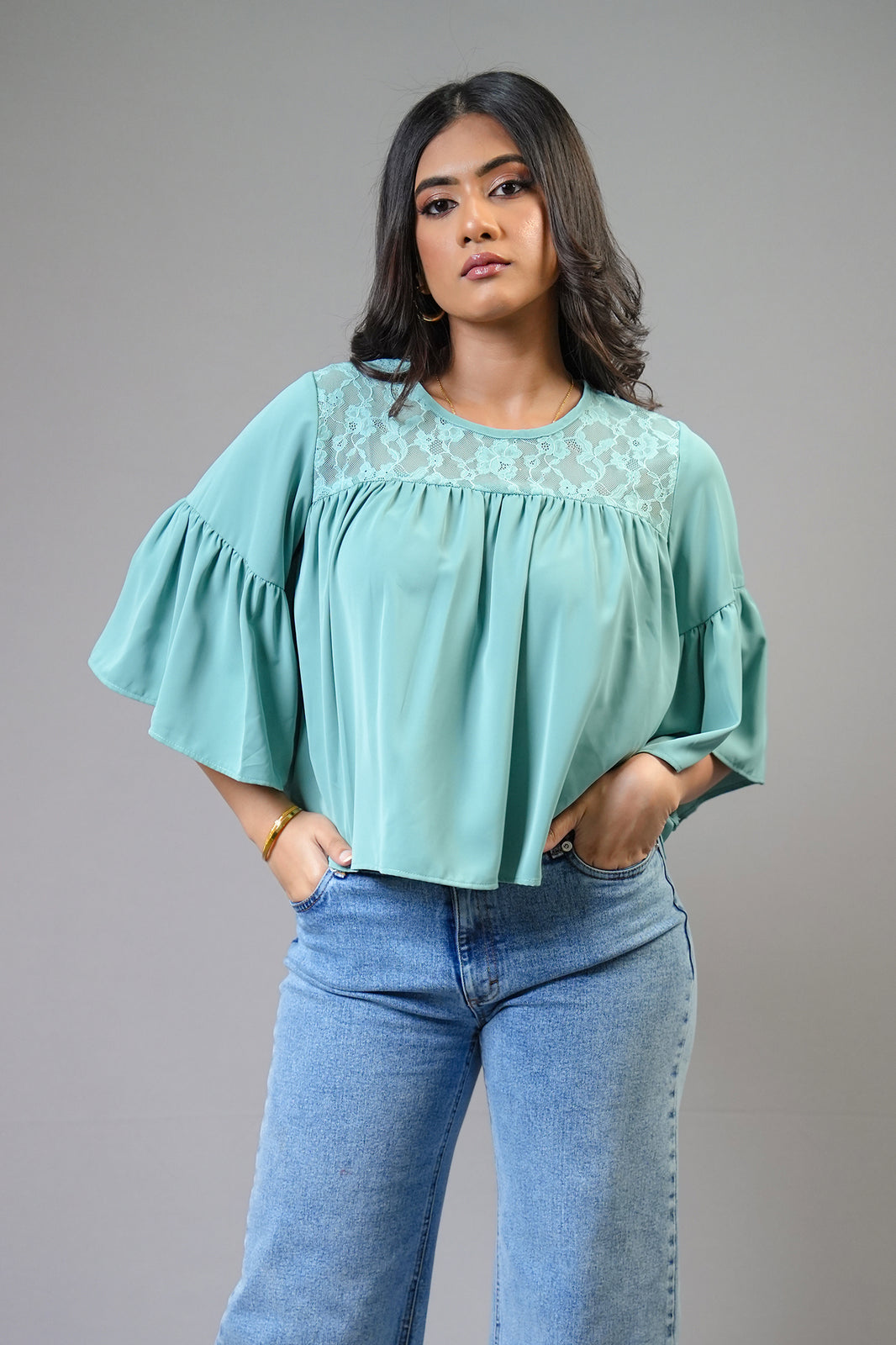 Flora Lace Top