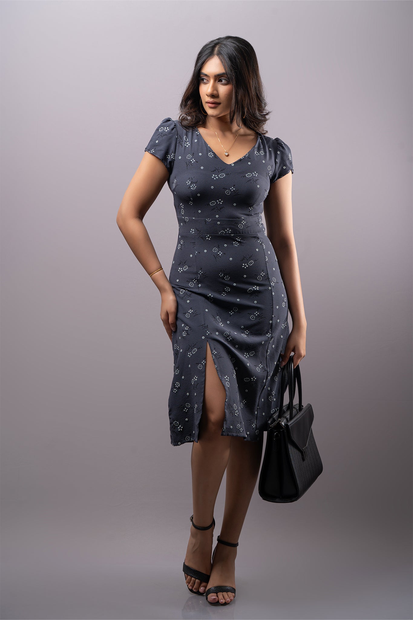 D193 | Kimona Midi Dress