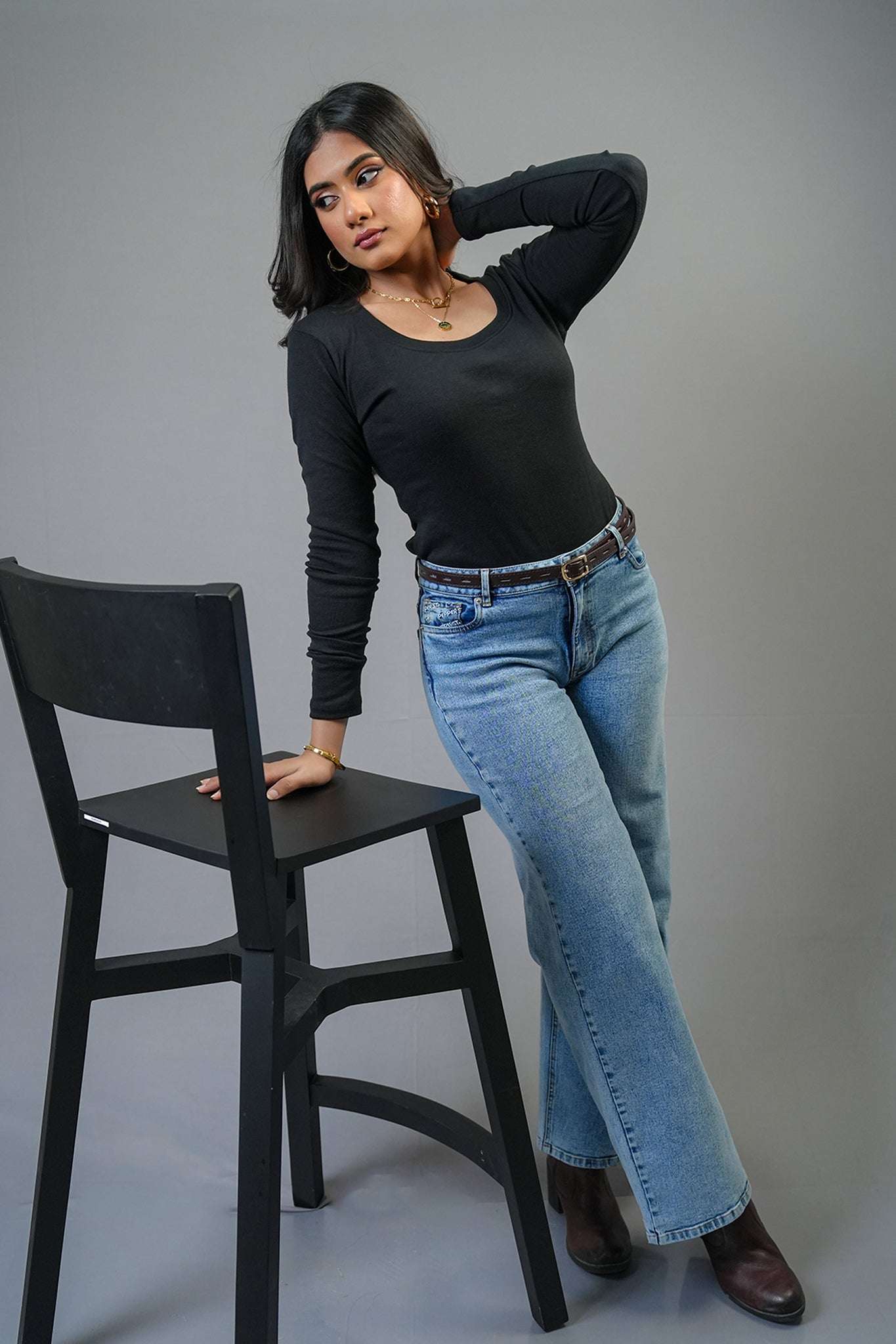 T168 l LS Rib T-Shirt