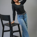 Long Sleeve Rib Tee - Image 10