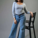 T168 l LS Rib T-Shirt - Image 3