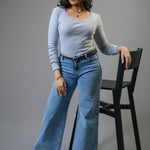 Long Sleeve Rib Tee - Image 1