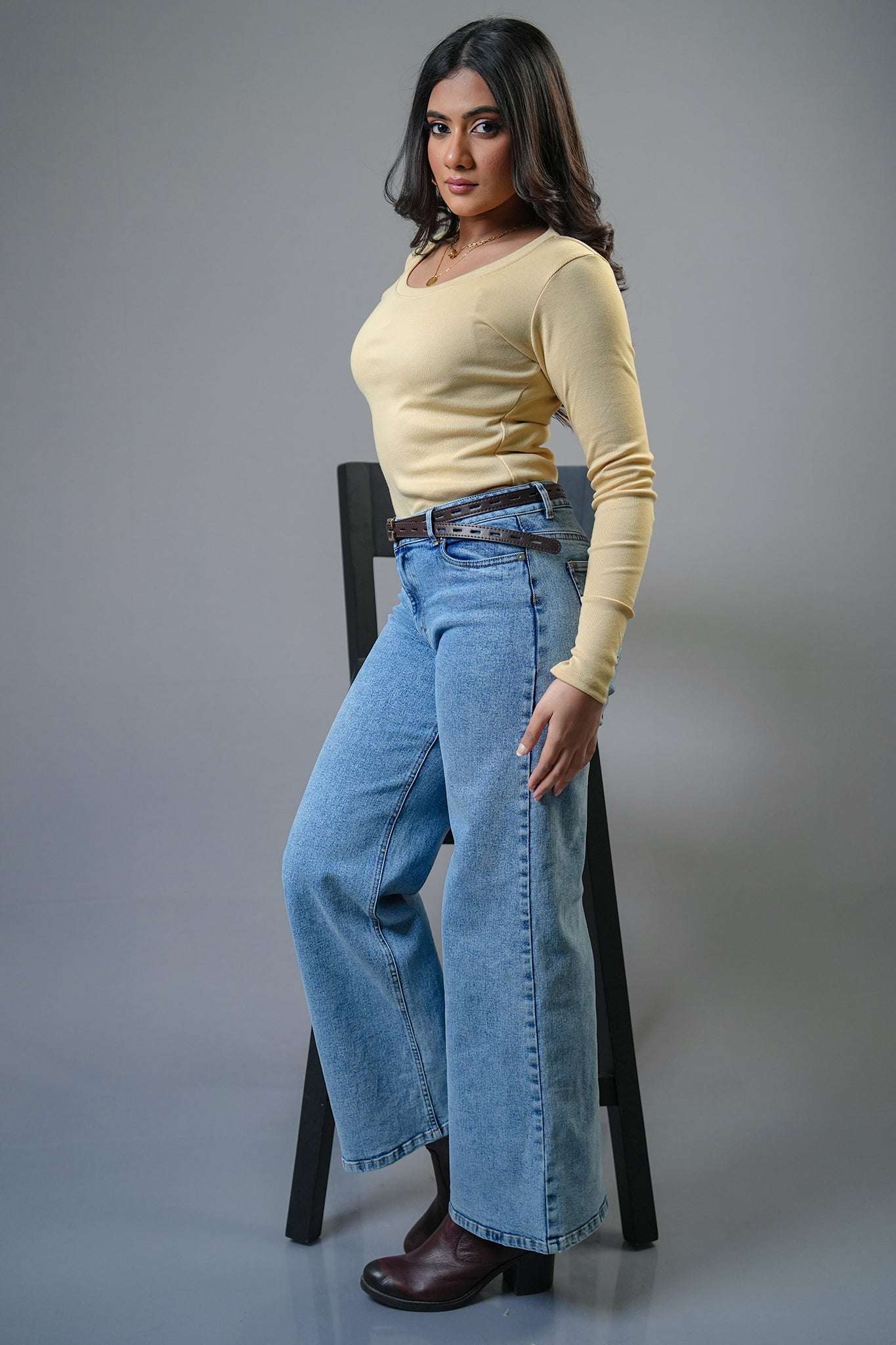 T168 l LS Rib T-Shirt