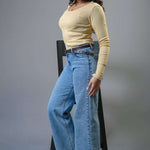 T168 l LS Rib T-Shirt - Image 5